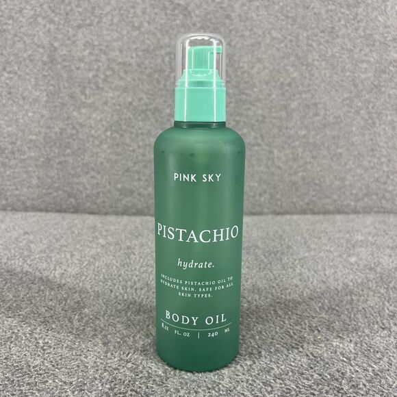 PINK SKY Pistachio Hydrate Scented Body Oil Promotes Firm & Smooth Skin 8.11oz - Picture 1 of 7